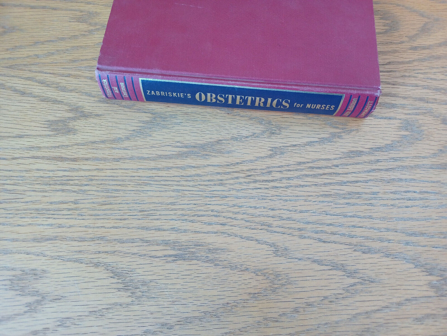 Zabriskie's Obstetrics For Nurses Elise Fitzpatrick 1960 Nicholson J Eastman J.B