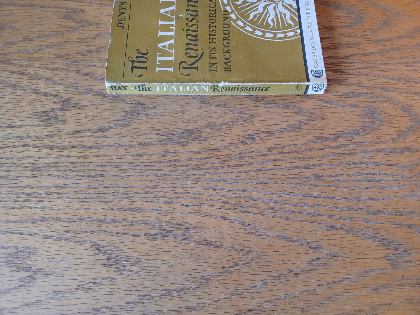 The Italian Renaissance Denys Hay 1966 Paperback Cambridge