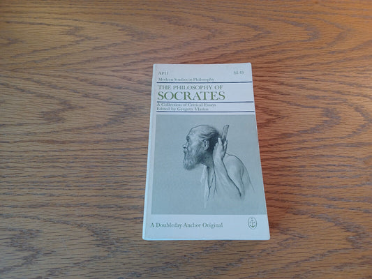 The Philosophy Of Socrates 1971 1st Edition Paperback Doubleday