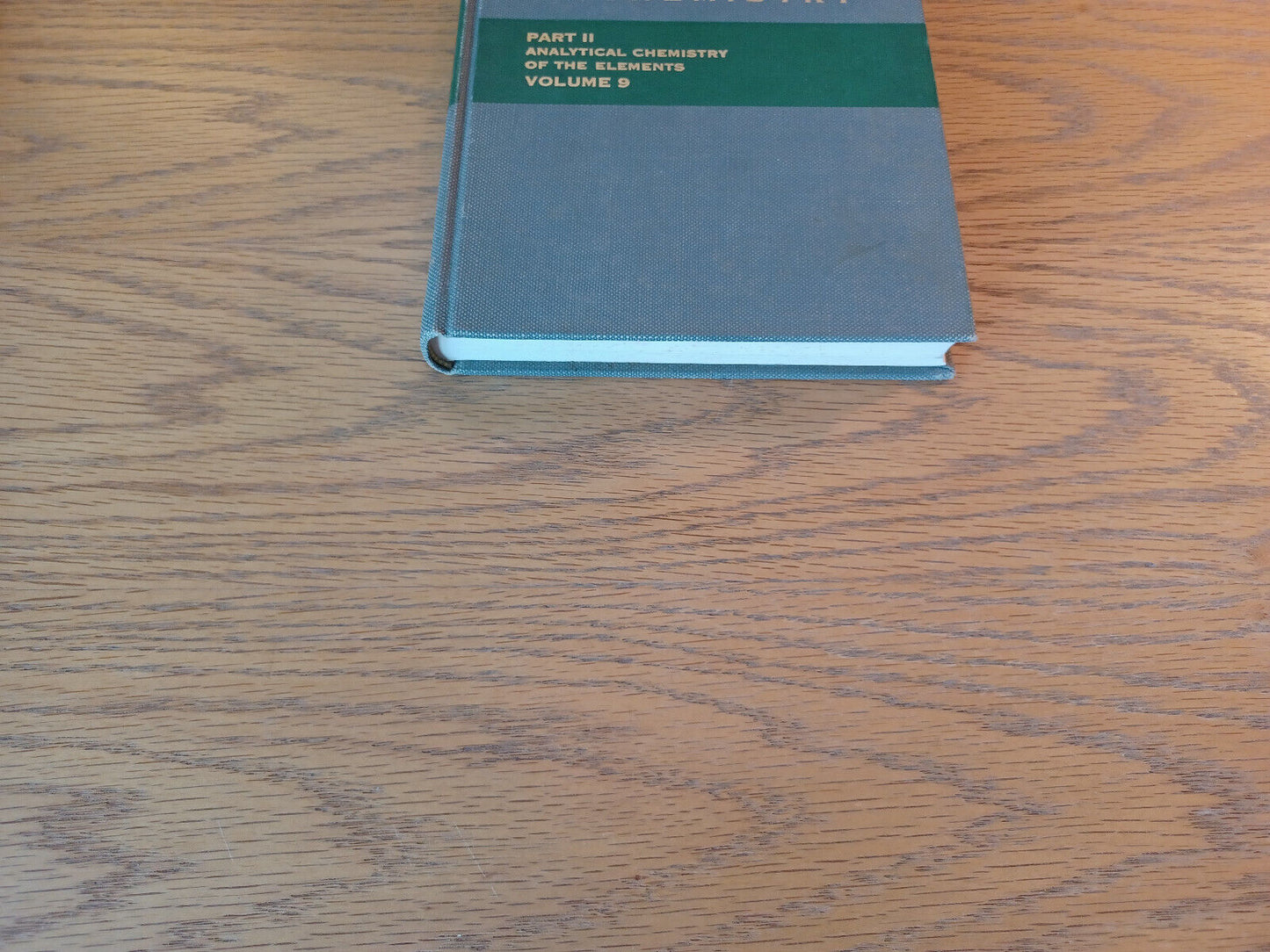 Treatise On Analytical Chemistry 1962 Part II Volume 9 I M Kolthoff Hardcover In