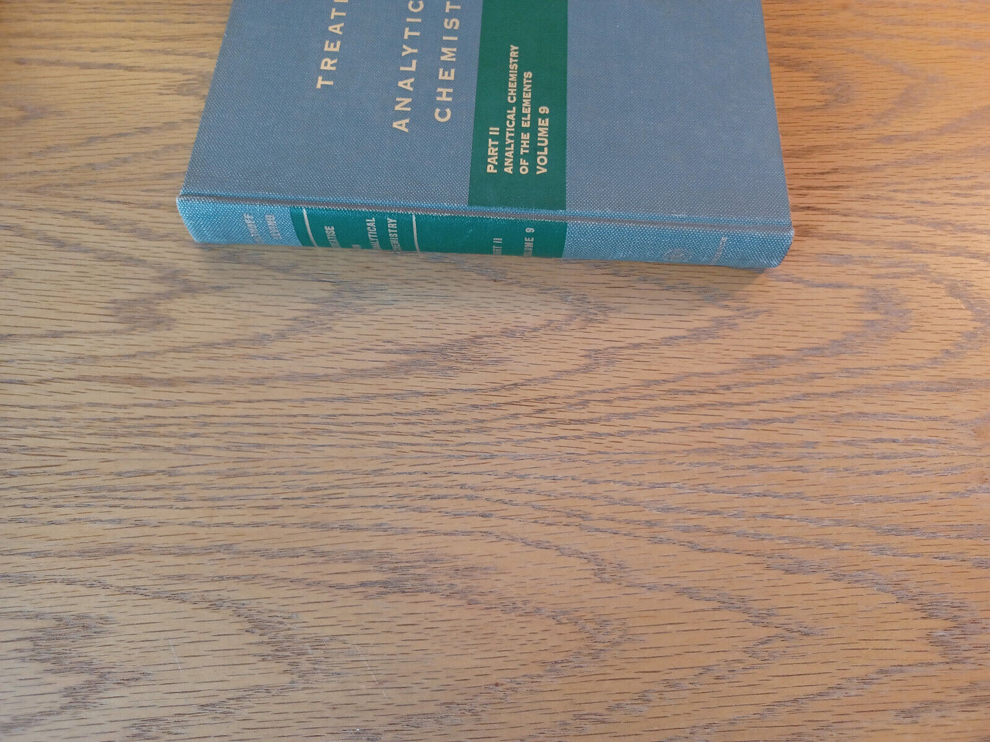 Treatise On Analytical Chemistry 1962 Part II Volume 9 I M Kolthoff Hardcover In