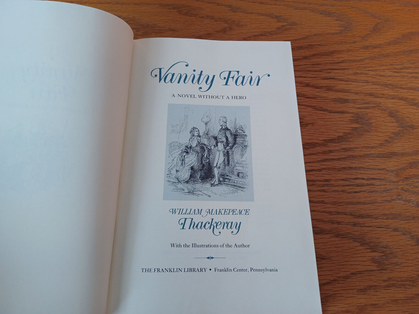 Vanity Fair William Makepeace Thackeray 1981 Franklin Library Hardcover