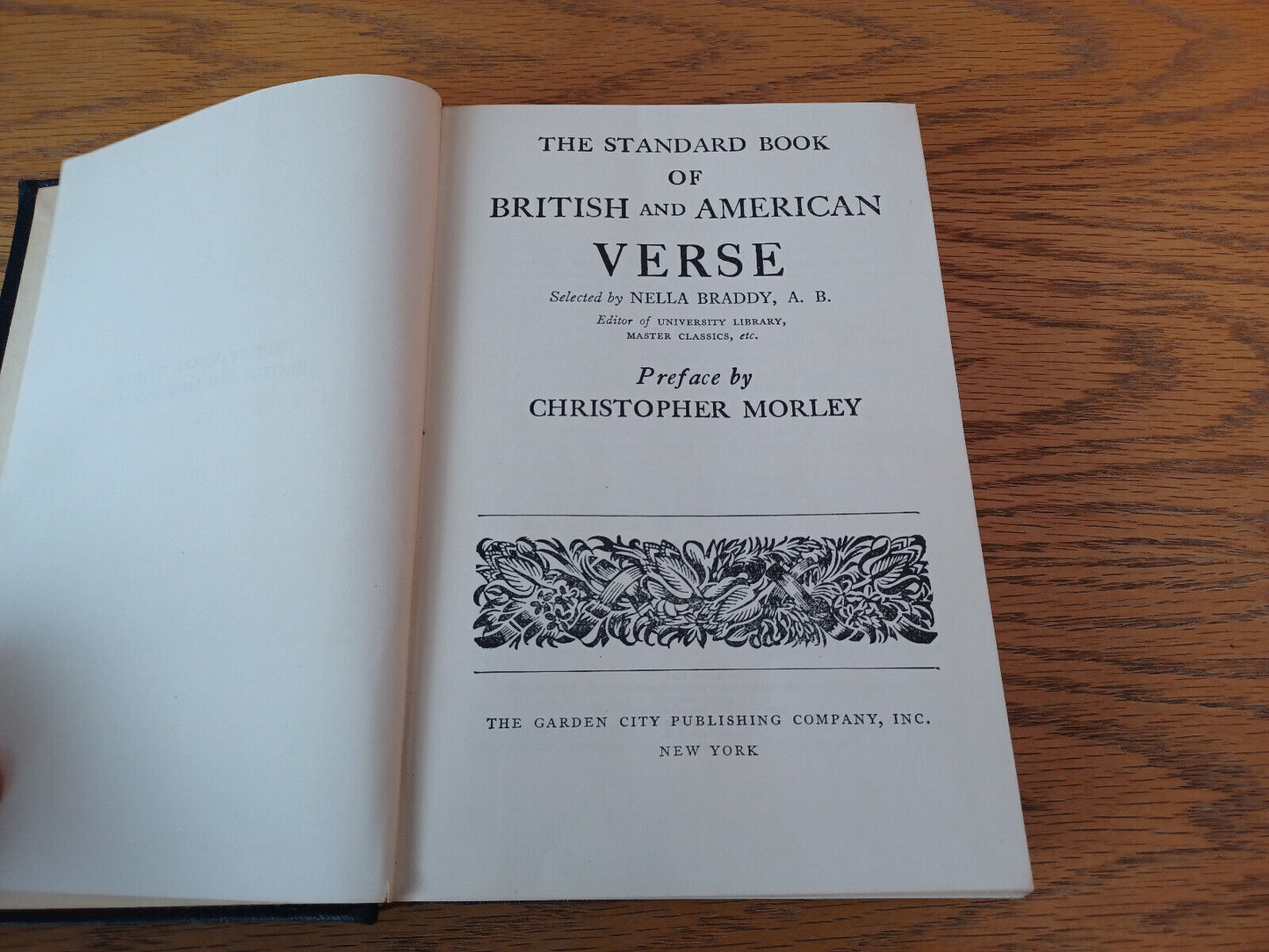 The Standard Book Of British And American Verse Nella Braddy 1932 Slipcase B