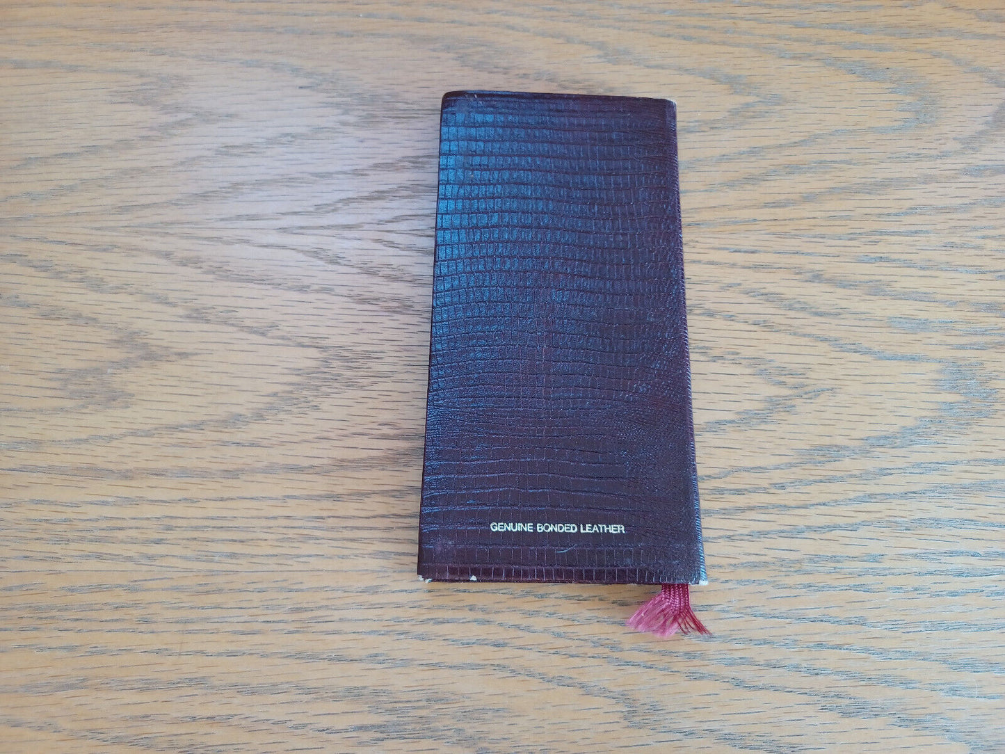 The New Testament King James Version Genuine Bonded Leather Red Letter Self Pron