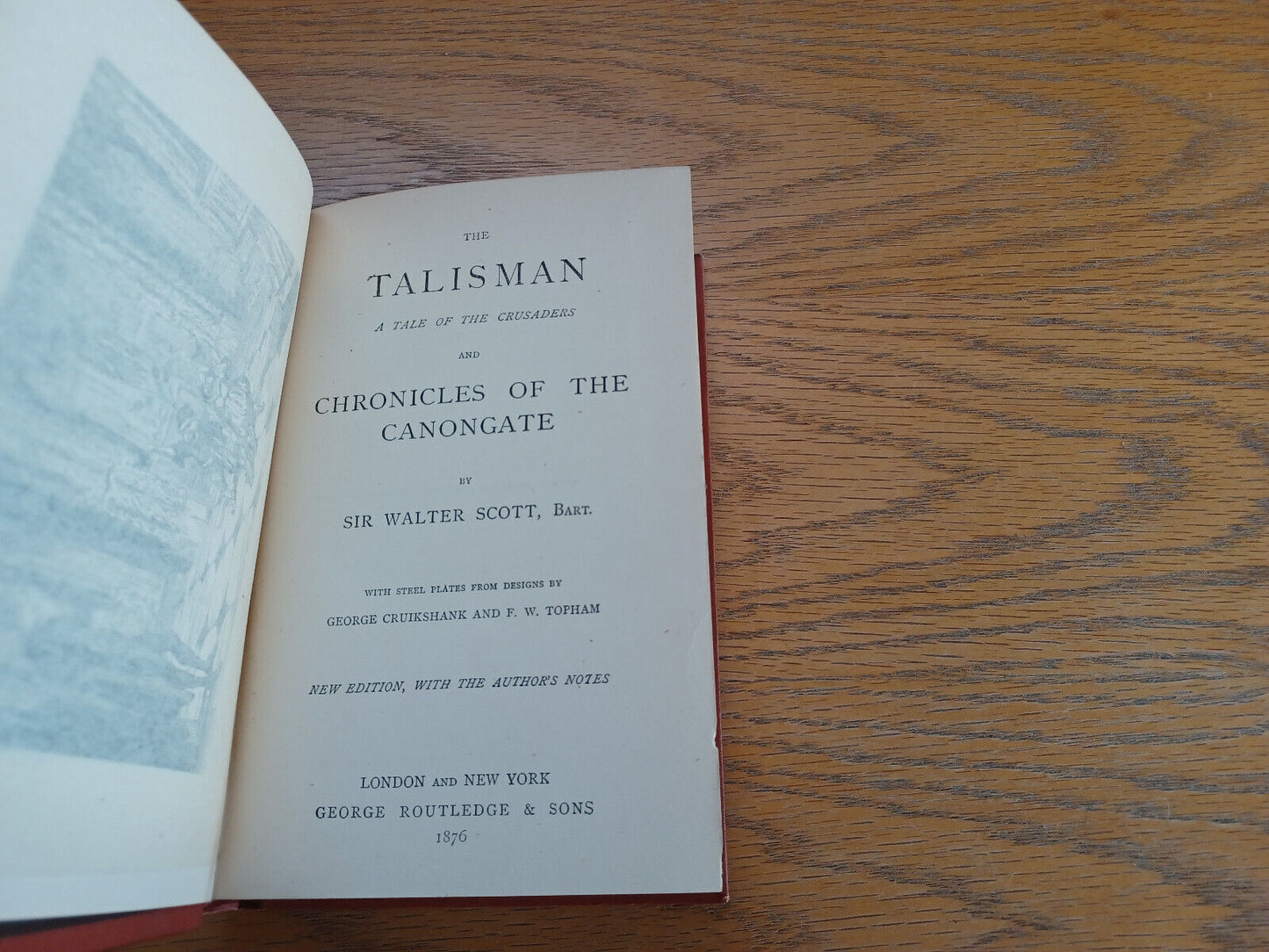 The Talisman and Chronicles of the Canongate Sir Walter Scott 1876 George Routle