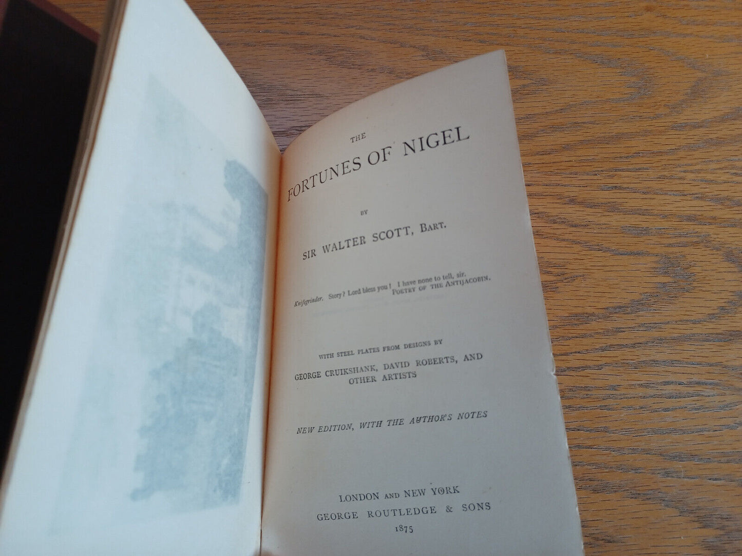 The Fortunes of Nigel Sir Walter Scott 1875 George Routledge & Sons Waverley Nov