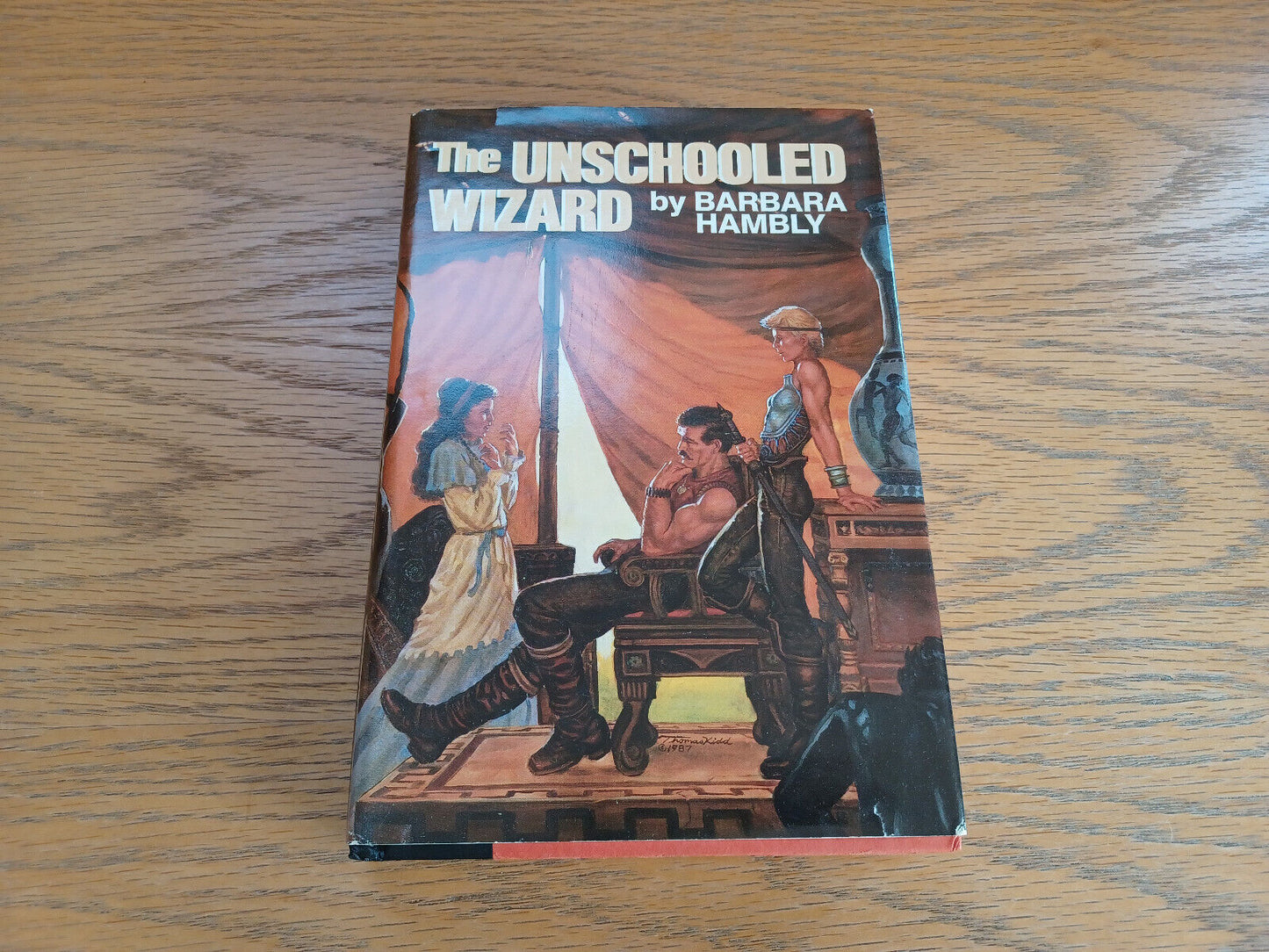 The Unschooled Wizard Barbara Hambly 1987 Book Club Edition Doubleday