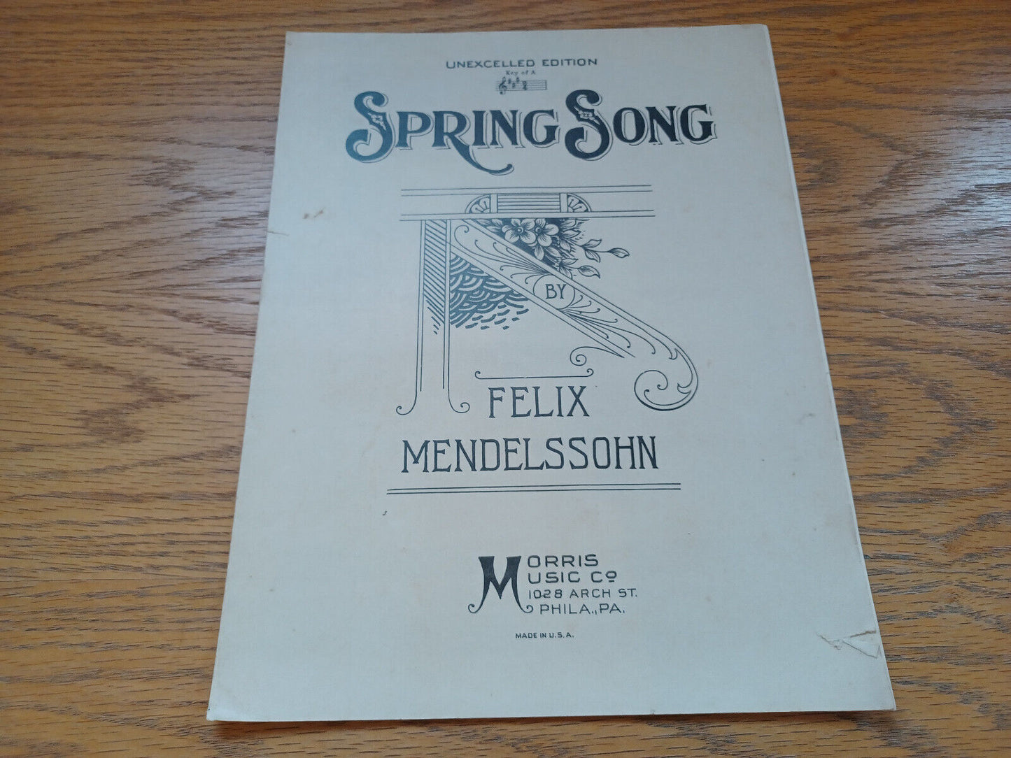 Spring Song Felix Mendelssohn Morris Music