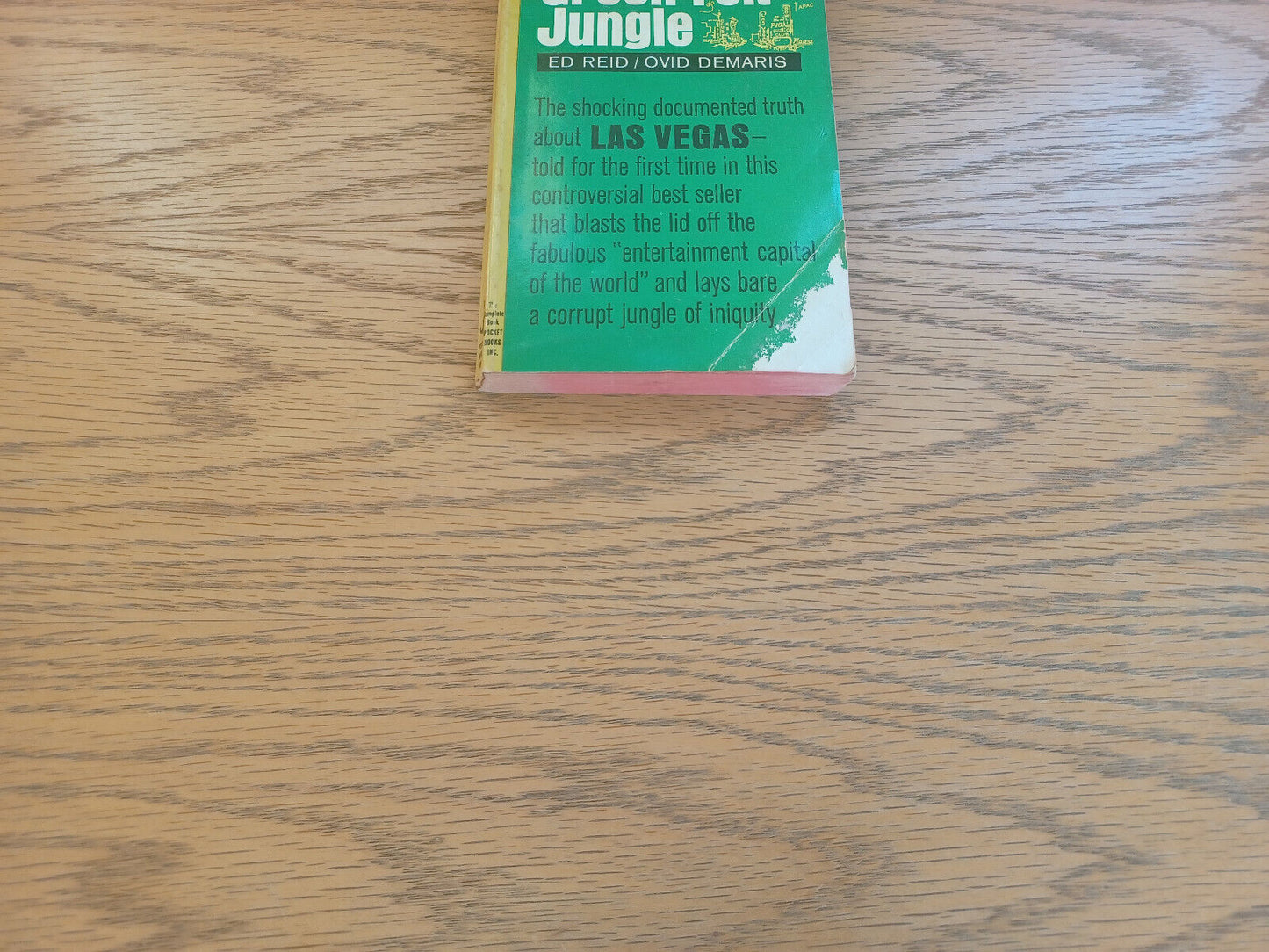 The Green Felt Jungle Ed Reid 1964 Pocket Books Paperback