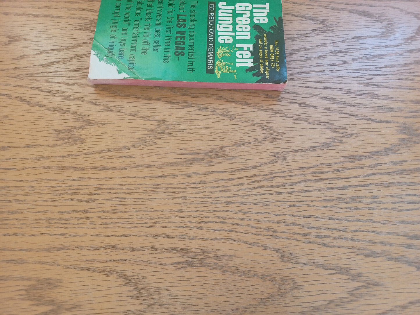 The Green Felt Jungle Ed Reid 1964 Pocket Books Paperback