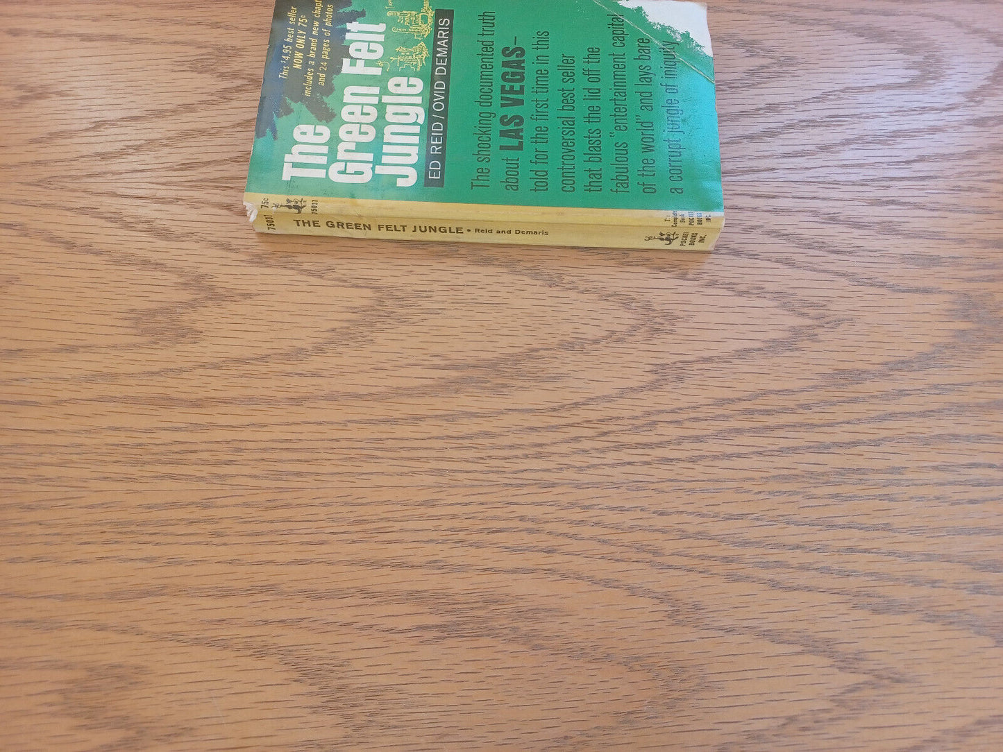 The Green Felt Jungle Ed Reid 1964 Pocket Books Paperback