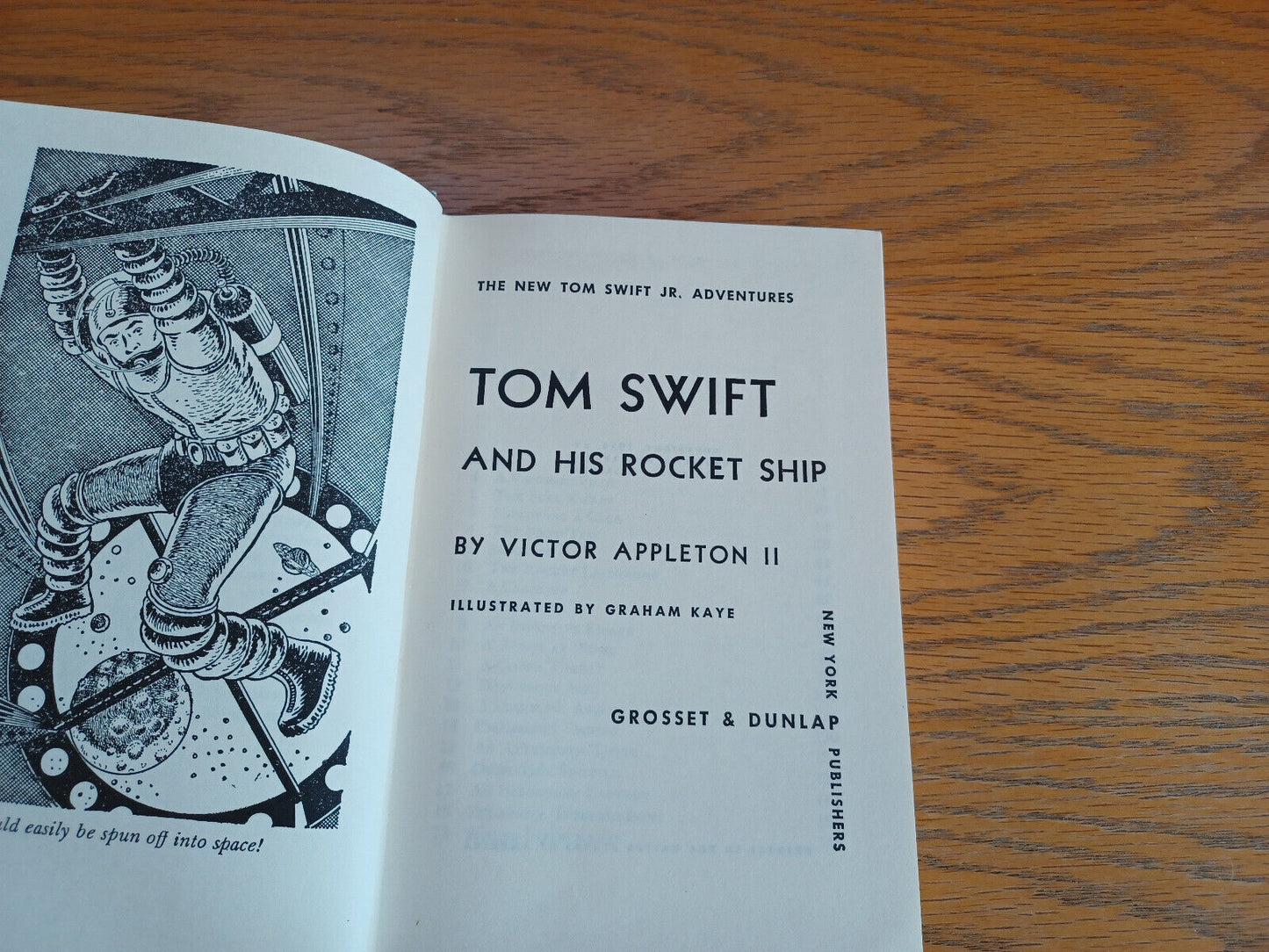 Tom Swift and His Rocket Ship Victor Appleton II 1954 Grosset & Dunlap