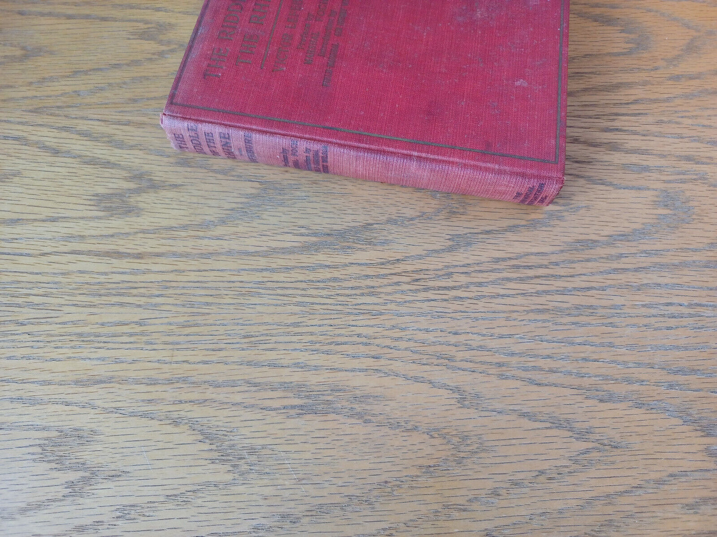 The Riddle Of The Rhine Victor Lefebure 1923 Hardcover Chemical Foundation