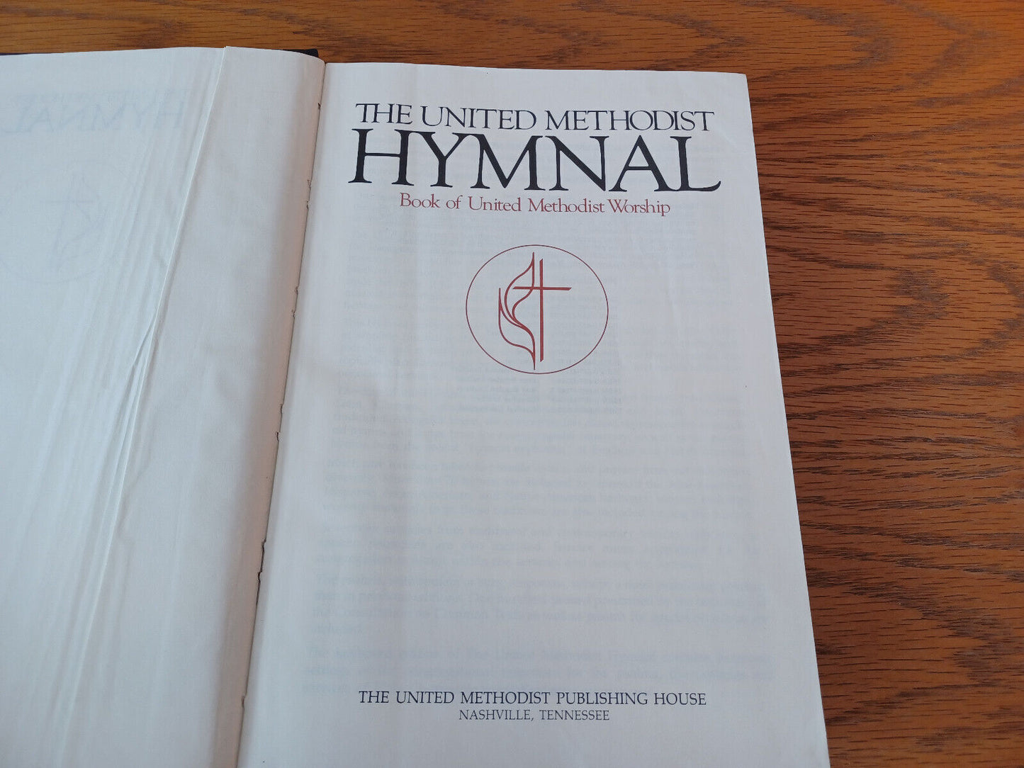 The United Methodist Hymnal 1989 Hardcover United Methodist