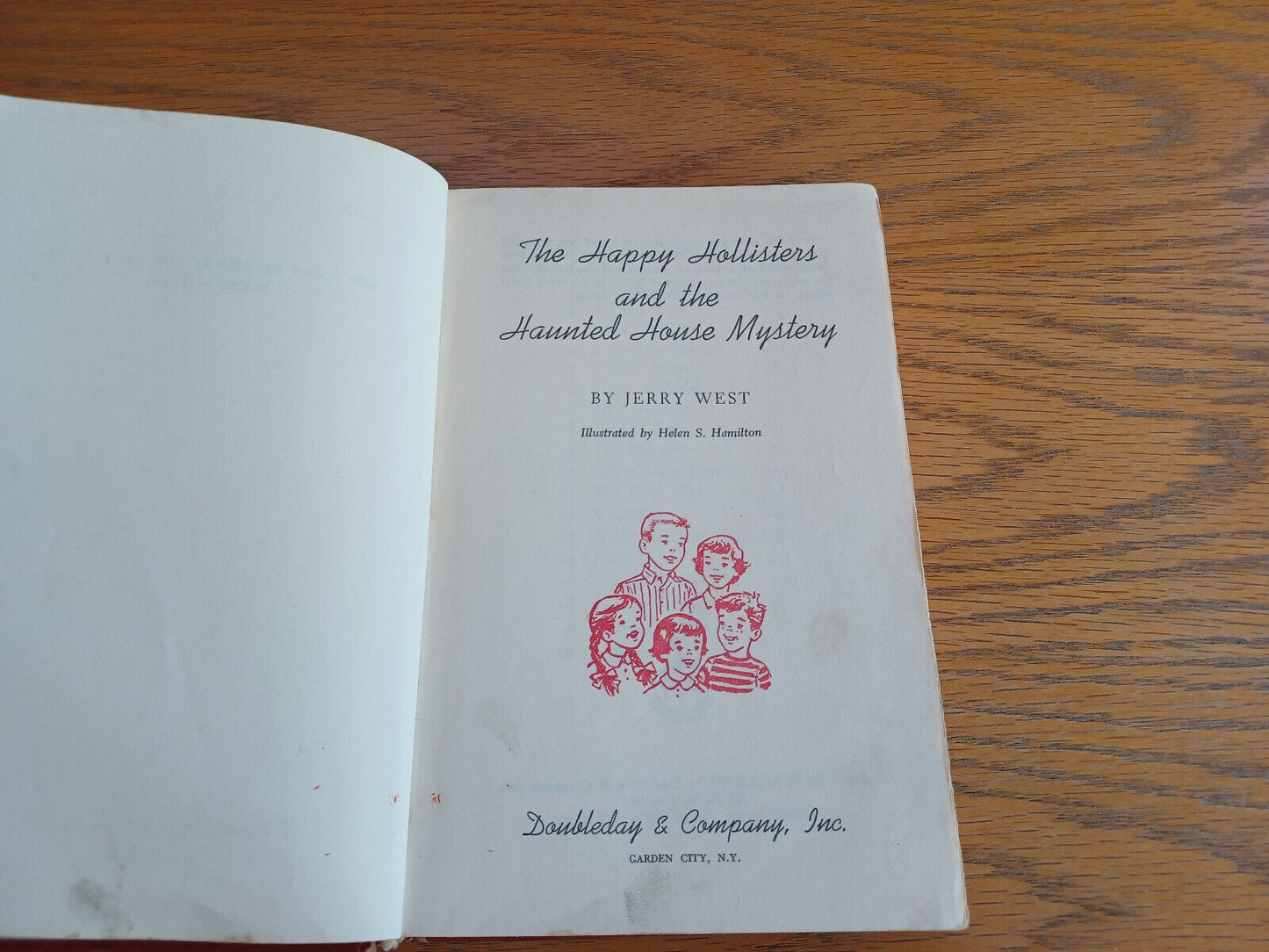 The Happy Hollisters and the Haunted House Mystery Jerry West 1962 Doubleday