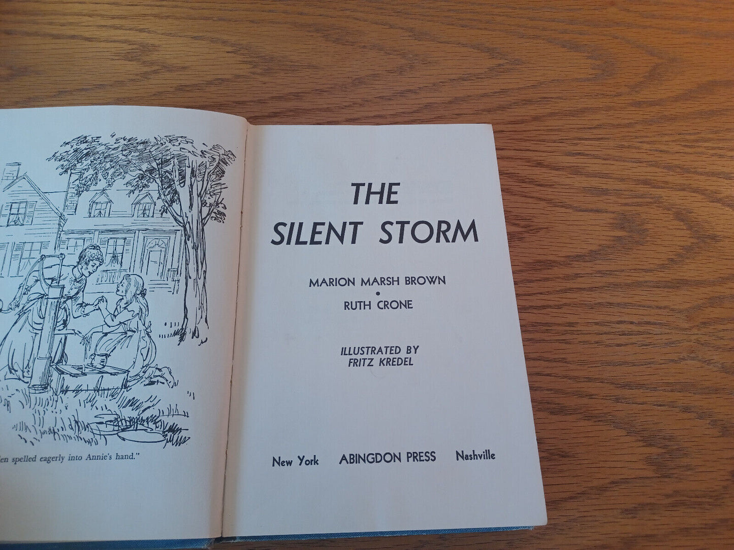 The Silent Storm Marion Marsh Brown Ruth Crone 1963 Hardcover Abingdon Press