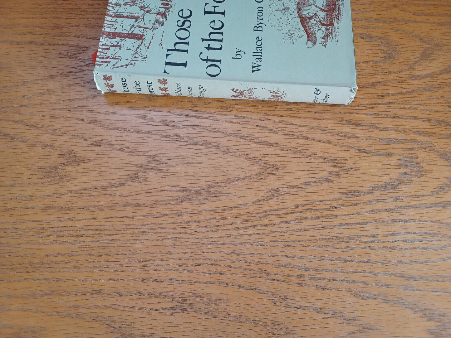 Those of the Forest Wallace Byron Grange 1957 Hardcover Dust Jacket Faber and Fa