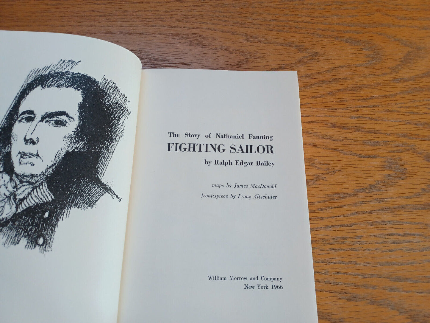 The Story of Nathaniel Fanning Fighting Sailor Ralph Edgar Bailey 1966 William M