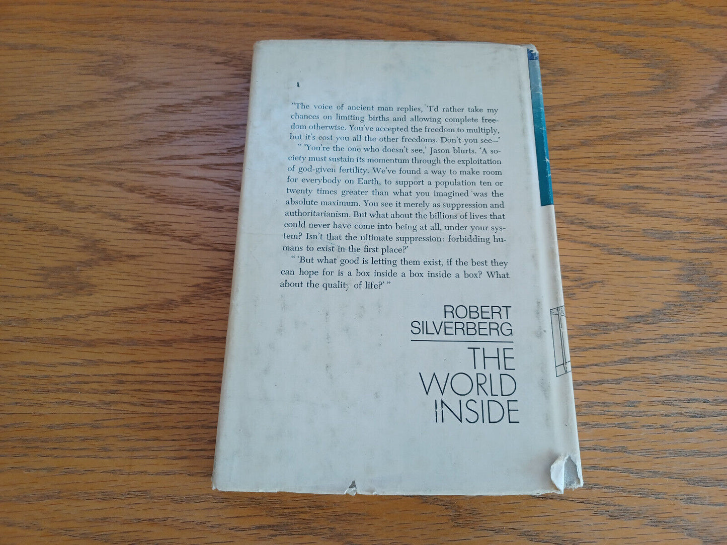 The World Inside Robert Silverberg 1971 1st Edition Hardcover Dust Jacket Double