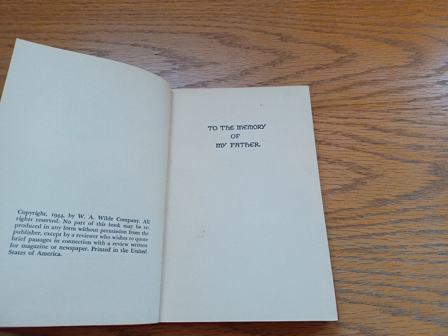The First to Kneel Catherine Parmenter Newell 1944 Hardcover W A Wilde
