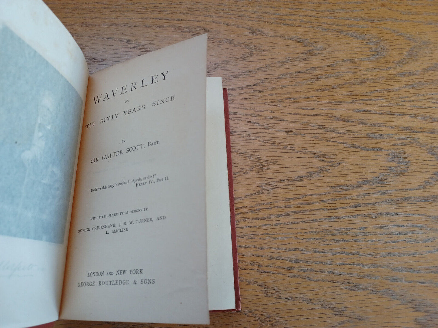 Waverley or the Sixty Years Since Sir Walter Scott George Routledge & Sons Waver