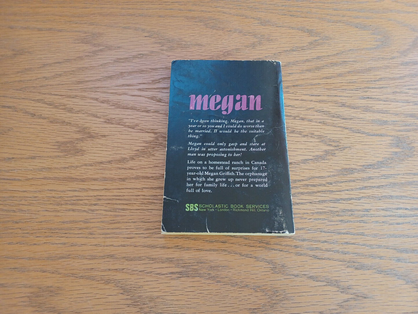 Megan Iris Noble 1967 Paperback Scholastic