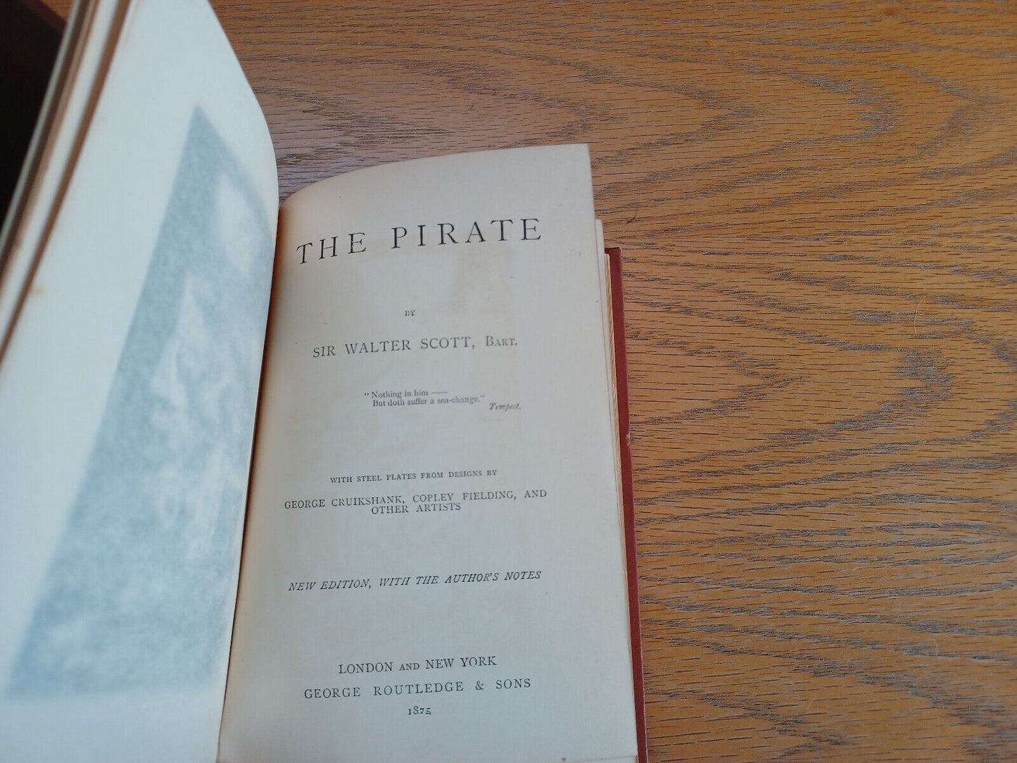 The Pirate Sir Walter Scott 1875 George Routledge & Sons Waverley Novels