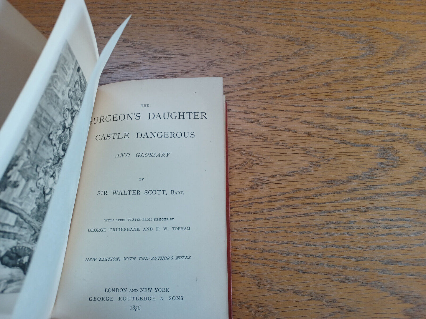 The Surgeon’s Daughter Castle Dangerous Sir Walter Scott 1876 George Routledge &