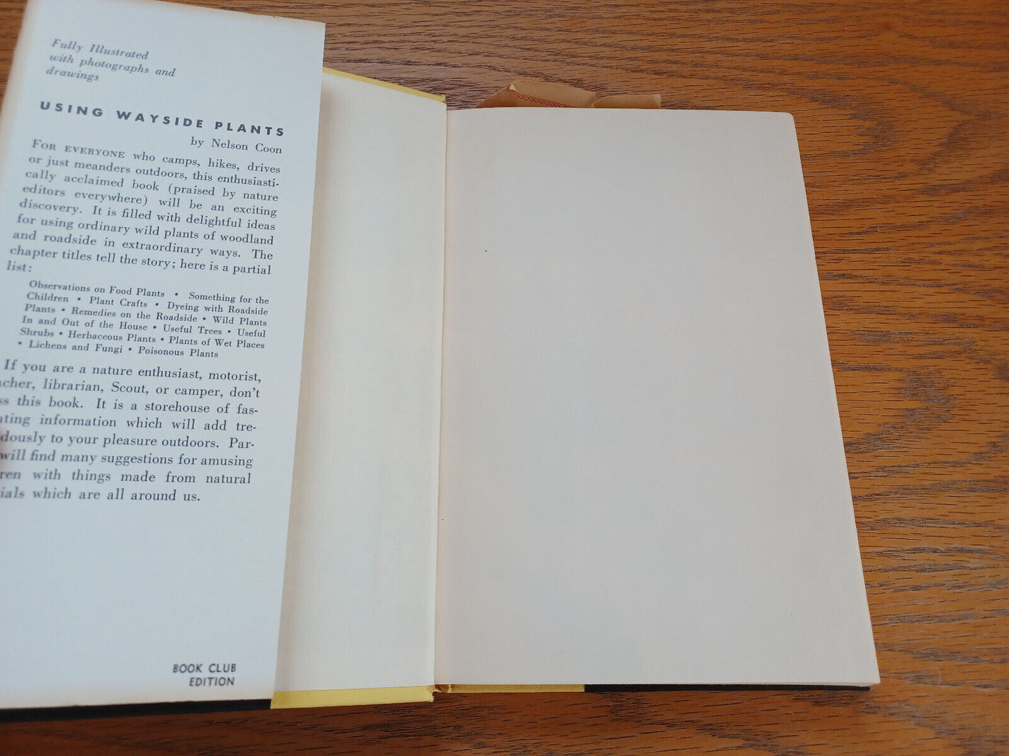 Using Wayside Plants Nelson Coon 1960 Book Club Edition Hearthside Press