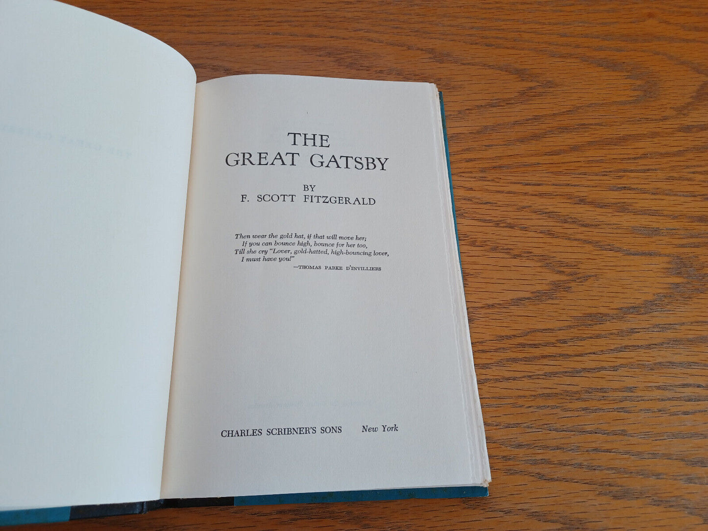 The Great Gatsby F Scott Fitzgerald 1953 Hardcover Charles Scribner’s Sons