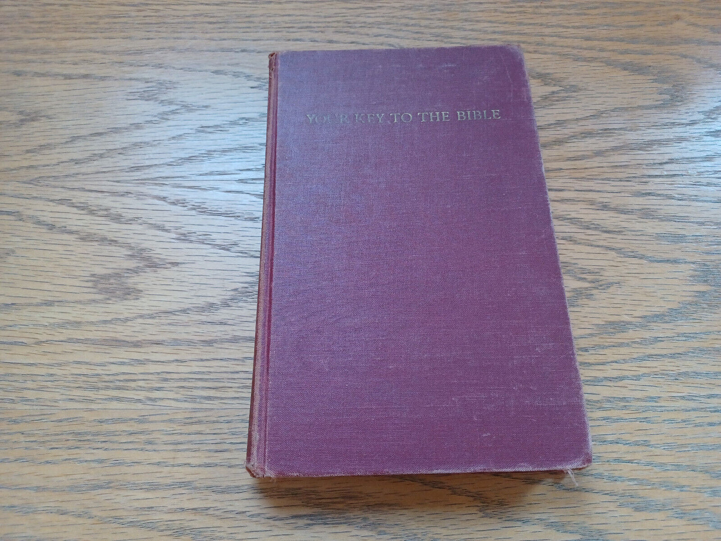 Your Key to the Bible Theodore Huggenvik 1949 8th Printing Hardcover Augsburg