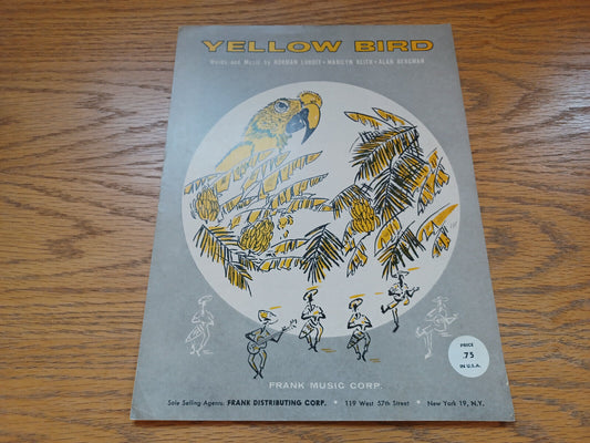 Yellow Bird Norman Luboff Marilyn Keith Alan Bergman 1958 Frank Music
