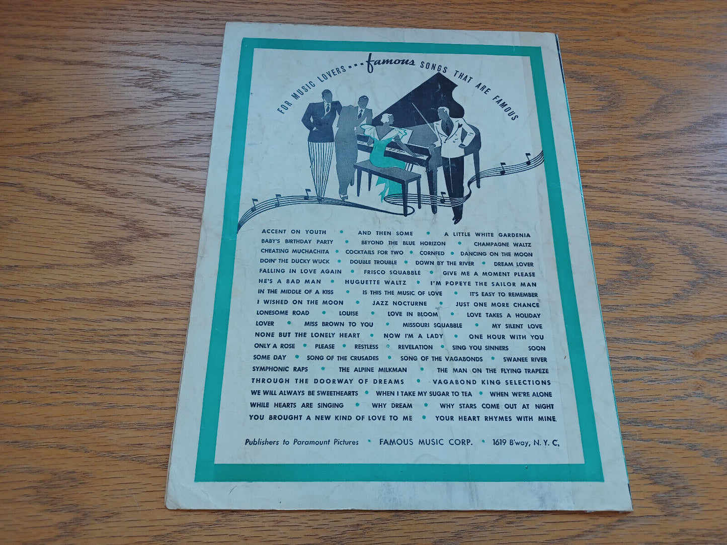 A Melody From The Sky Sidney D Mitchell Louis Alter 1936 Famous Music Corporatio