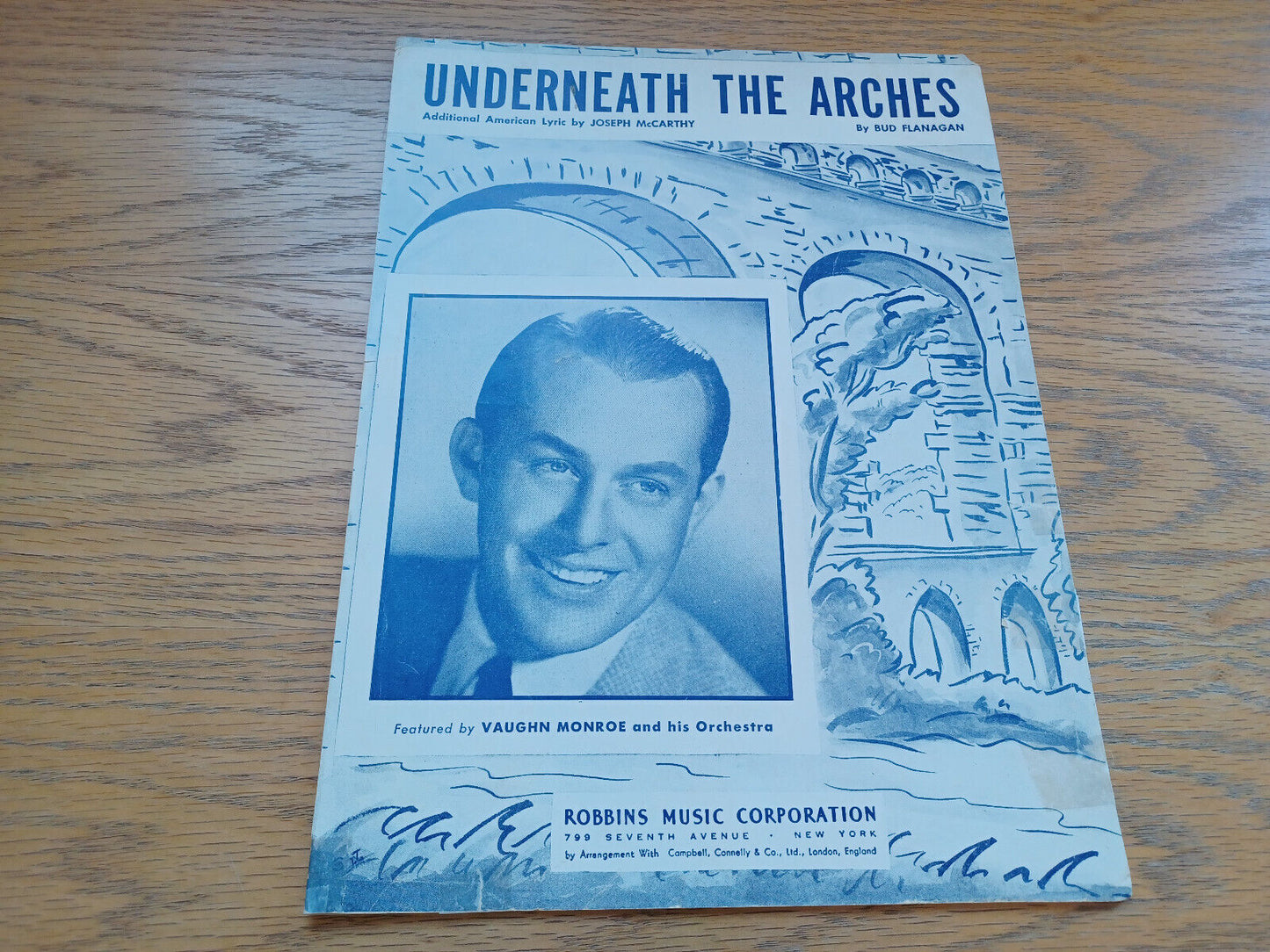 Underneath The Arches Bud Flanagan 1933 Joseph Mccarthy Robbins Music