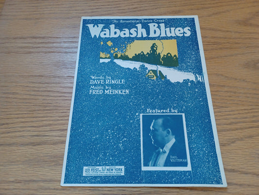 Wabash Blues Dave Ringle Fred Meinken 1921 Leo Feist