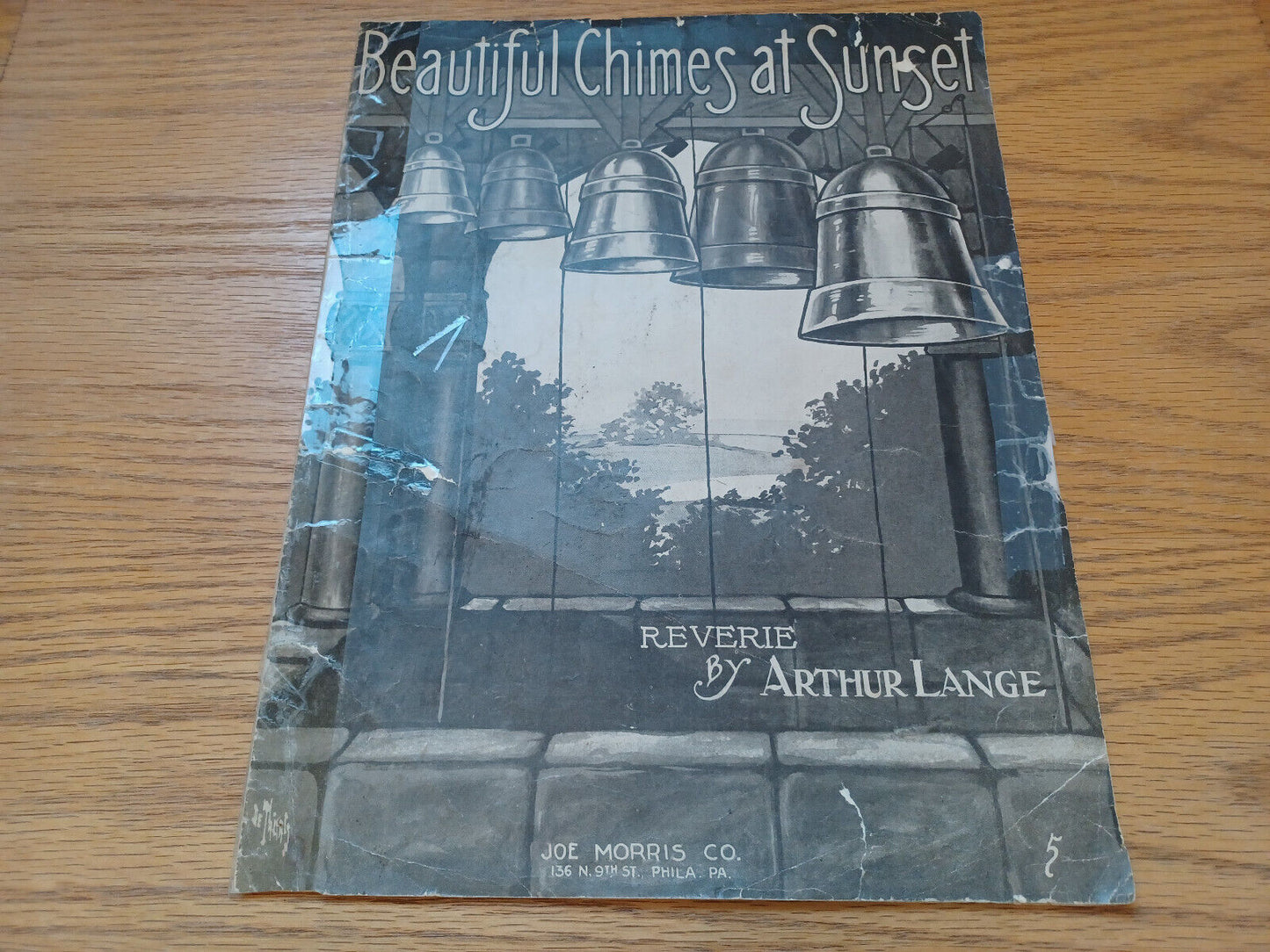 Beautiful Chimes At Sunset Arthur Lange 1909 Joe Morris