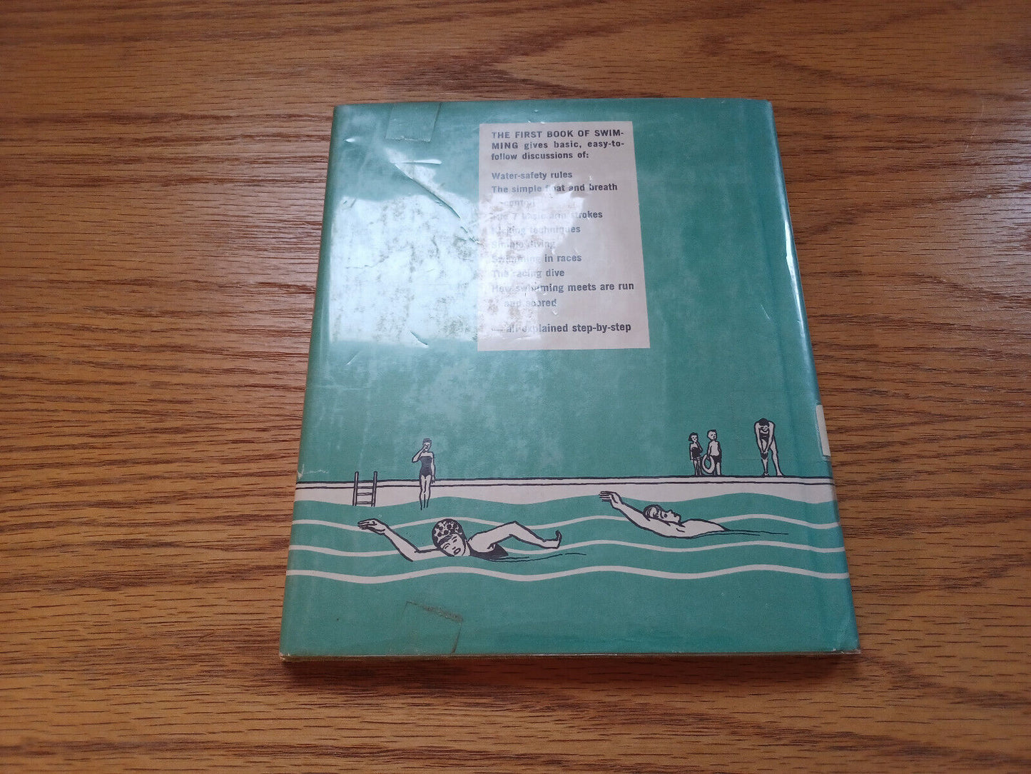 The First Book of Swimming Don Schiffer 1960 1st Printing Hardcover Dust Jacket