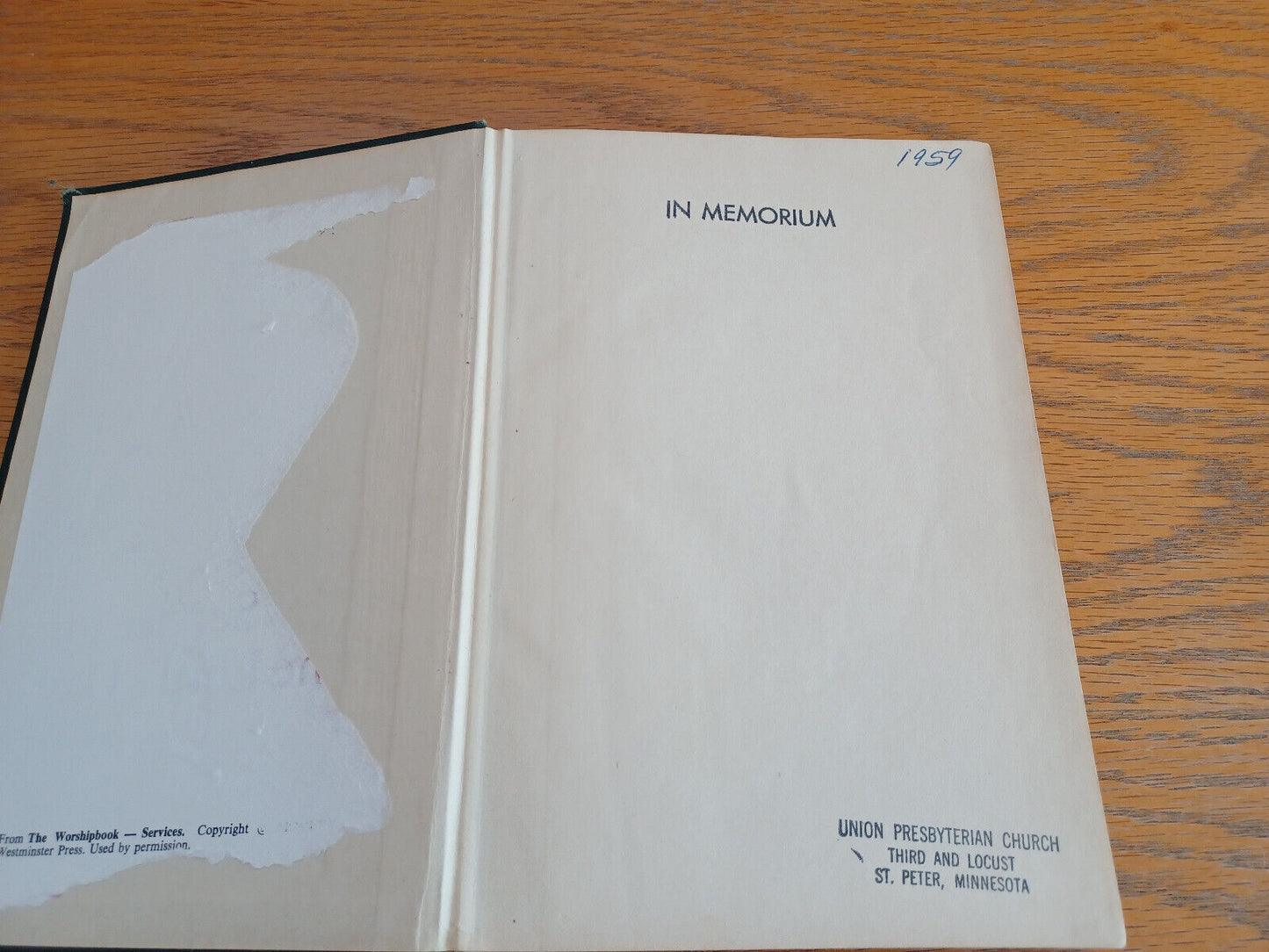 The Hymnal 1958 General Assembly of the Presbyterian Church in the United States