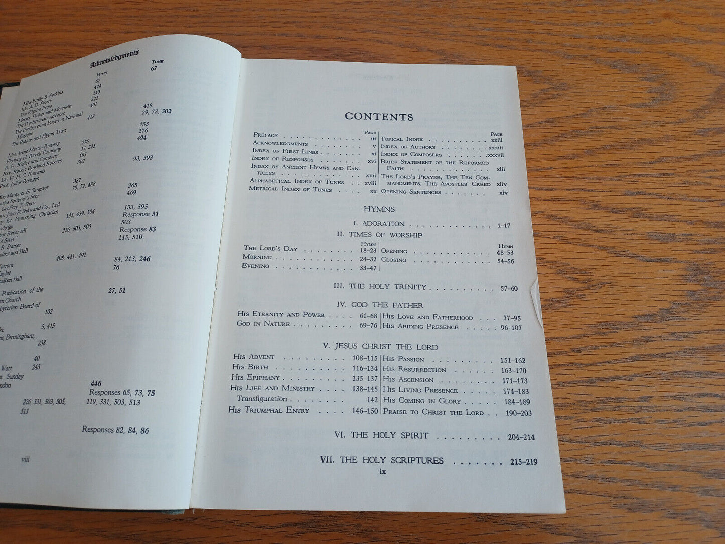 The Hymnal 1958 General Assembly of the Presbyterian Church in the United States