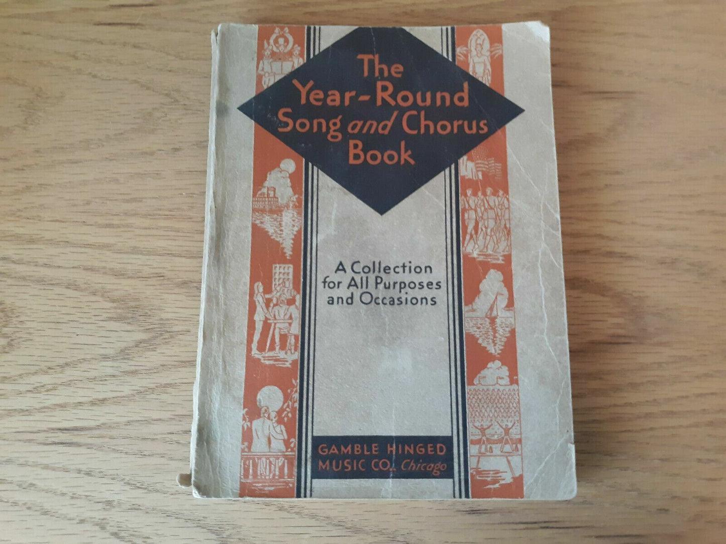 The Year-Round Song and Chorus Book Paperback 1933 George S. Dare