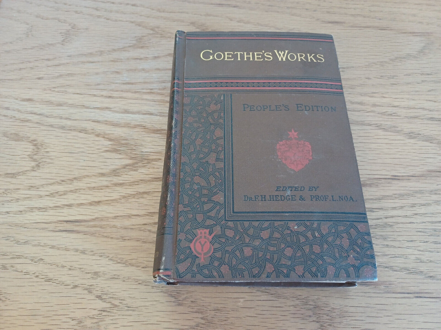 The Sorrows Of Werther Elective Affinities Goethe People'S Edition 1882