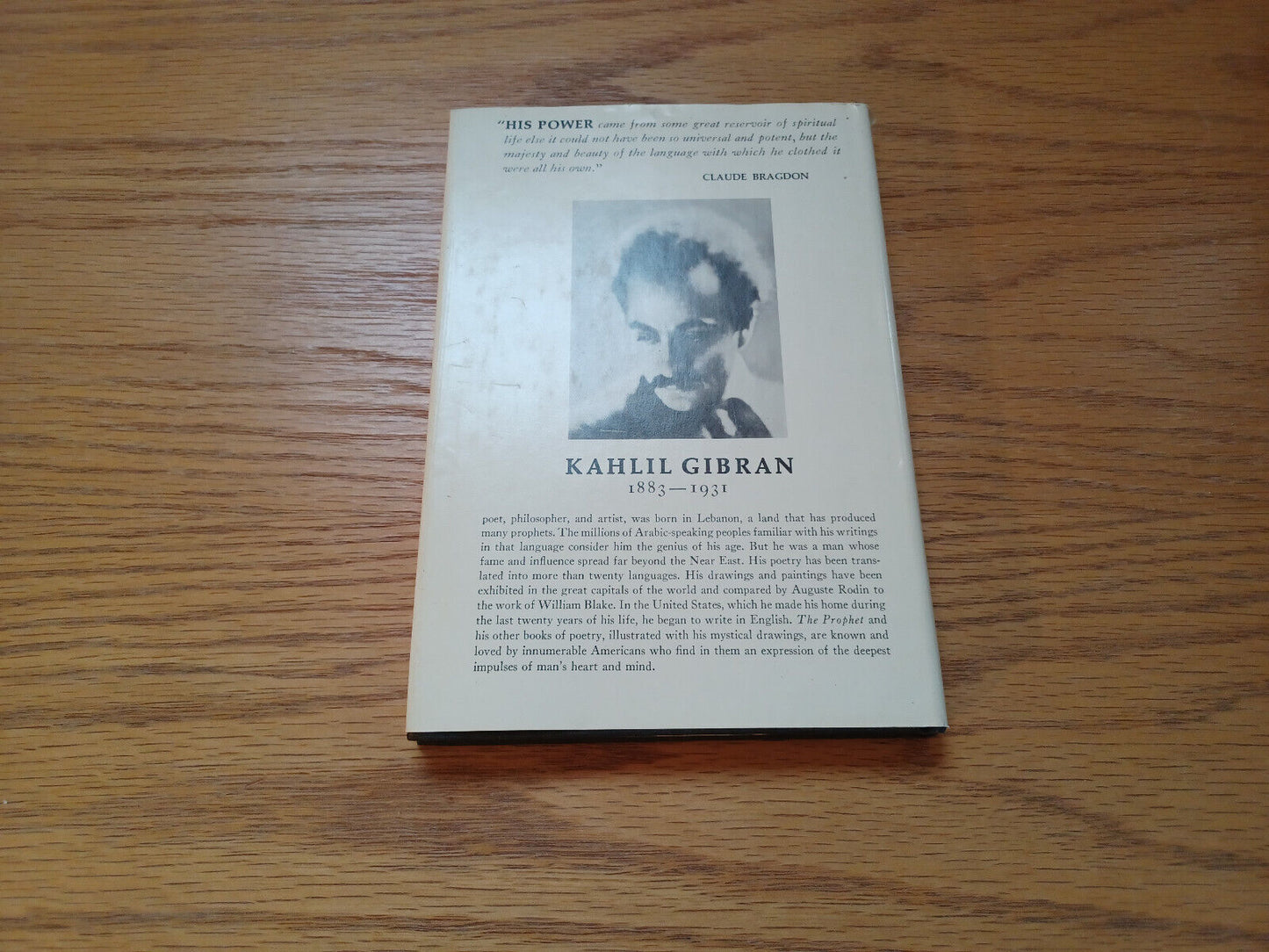 The Prophet Kahlil Gibran 1969 84th Printing Alfred A Knopf Hardcover Dust Jacke