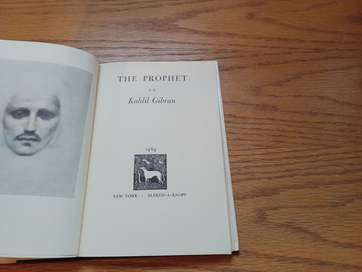 The Prophet Kahlil Gibran 1969 84th Printing Alfred A Knopf Hardcover Dust Jacke