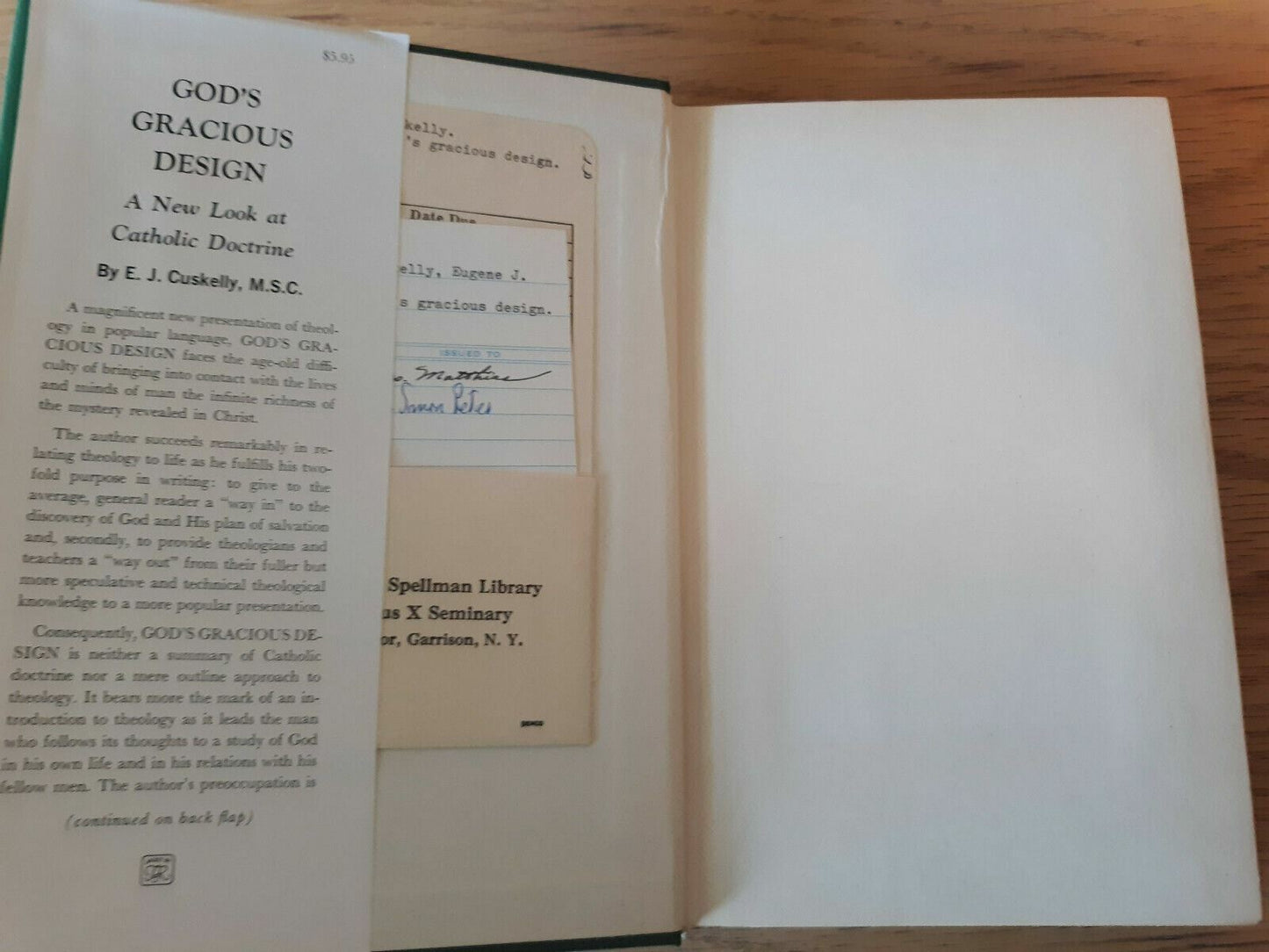 God's gracious desig new look at Catholic doctrine 1965 Eugene James Cuskelly