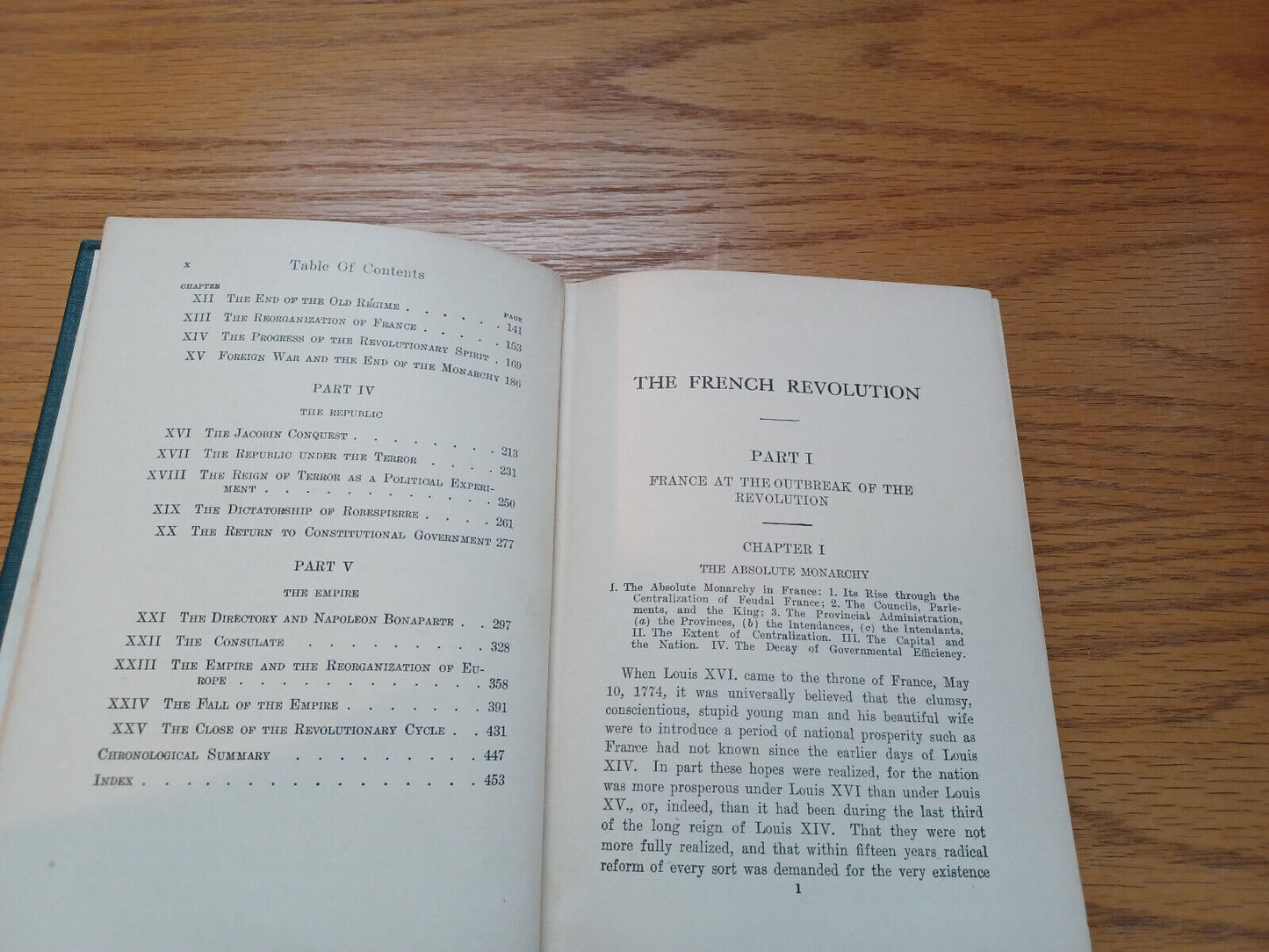 The French Revolution 1789-1815 Shailer Mathews 1923 Hardcover Longmans Green