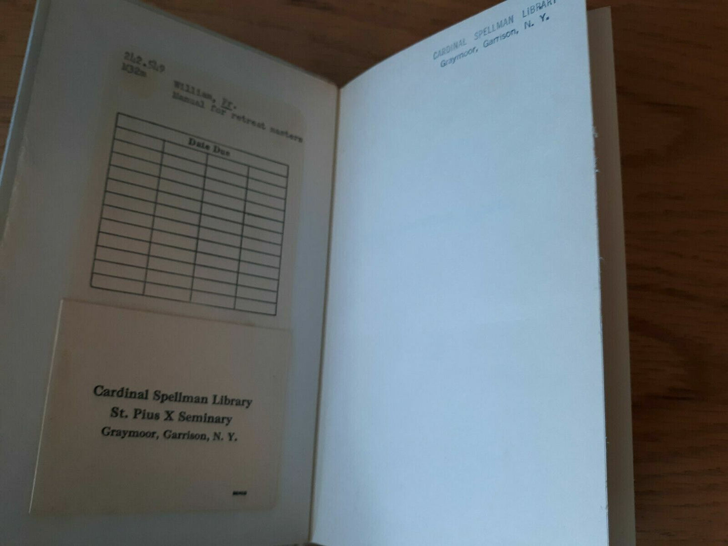 Manual for Retreat Masters 1960 by Fr. William (Author)