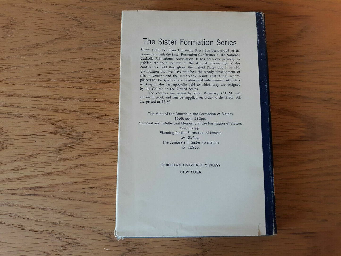 The religious-apostolic formation of Sisters Hardcover 1964 Elio Gambari DJ