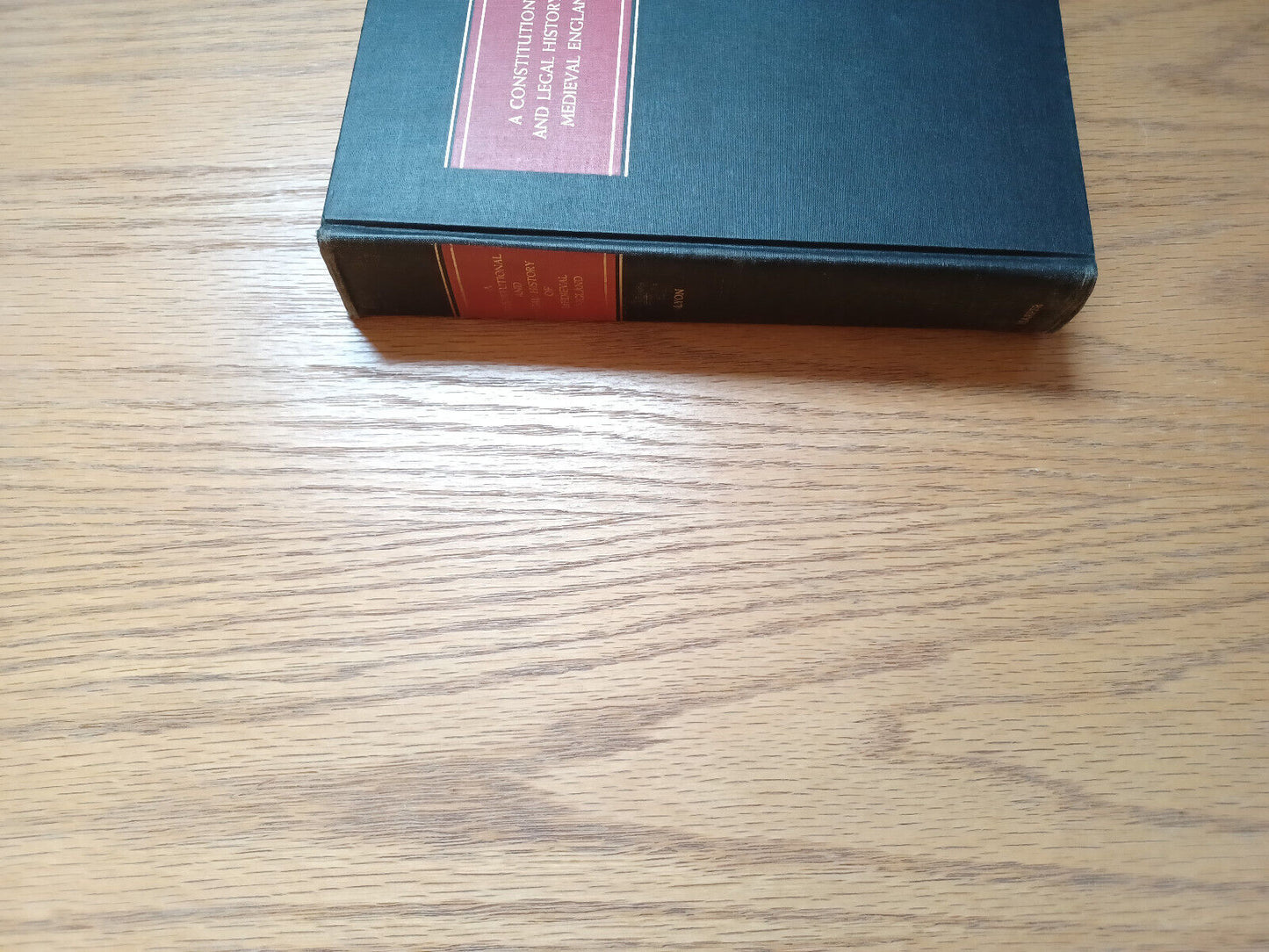 A Constitutional and Legal History of Medieval England by Bryce Lyon 1960