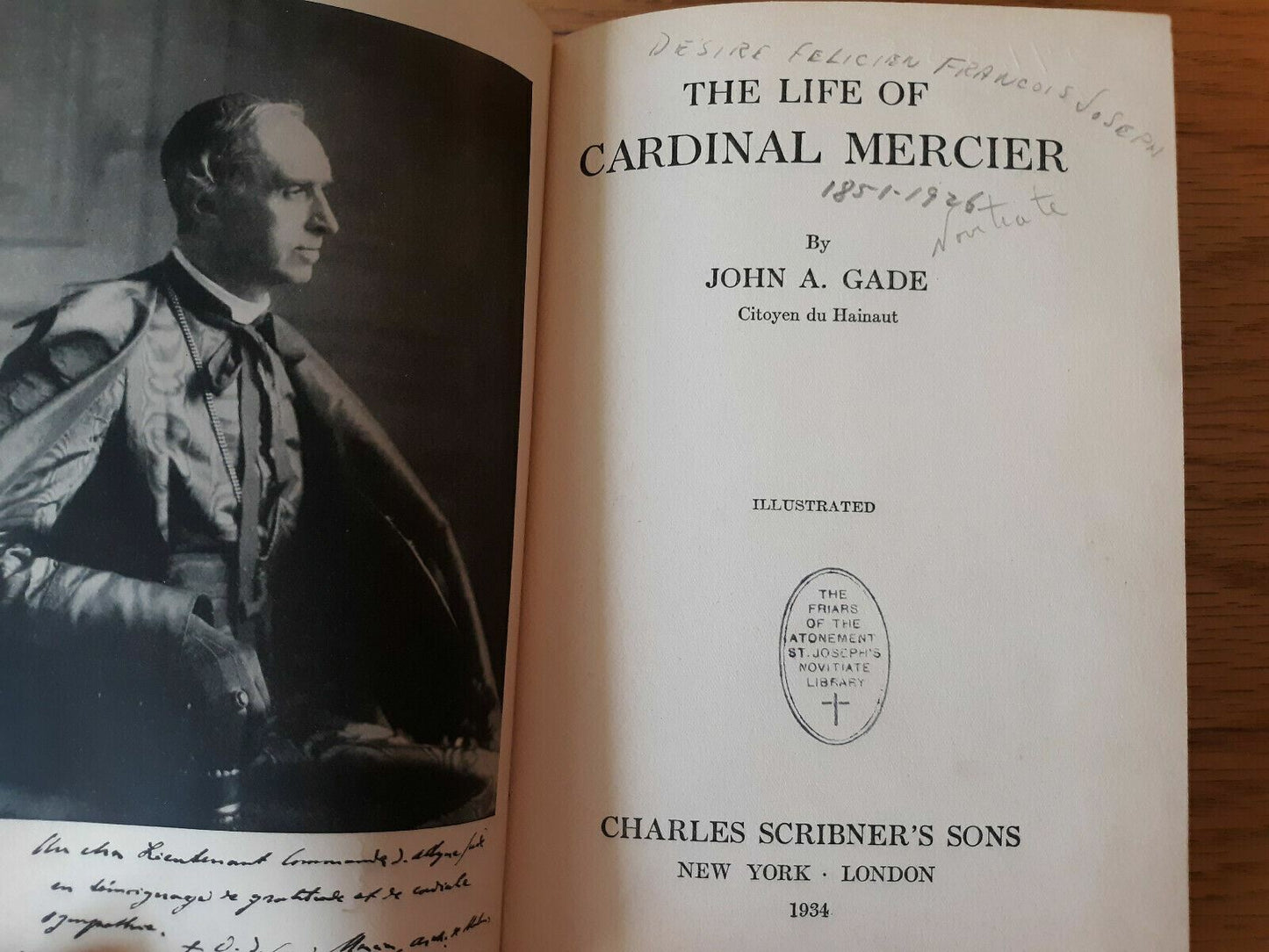 The Life of Cardinal Mercier 1934 by John A. Gade (Author)