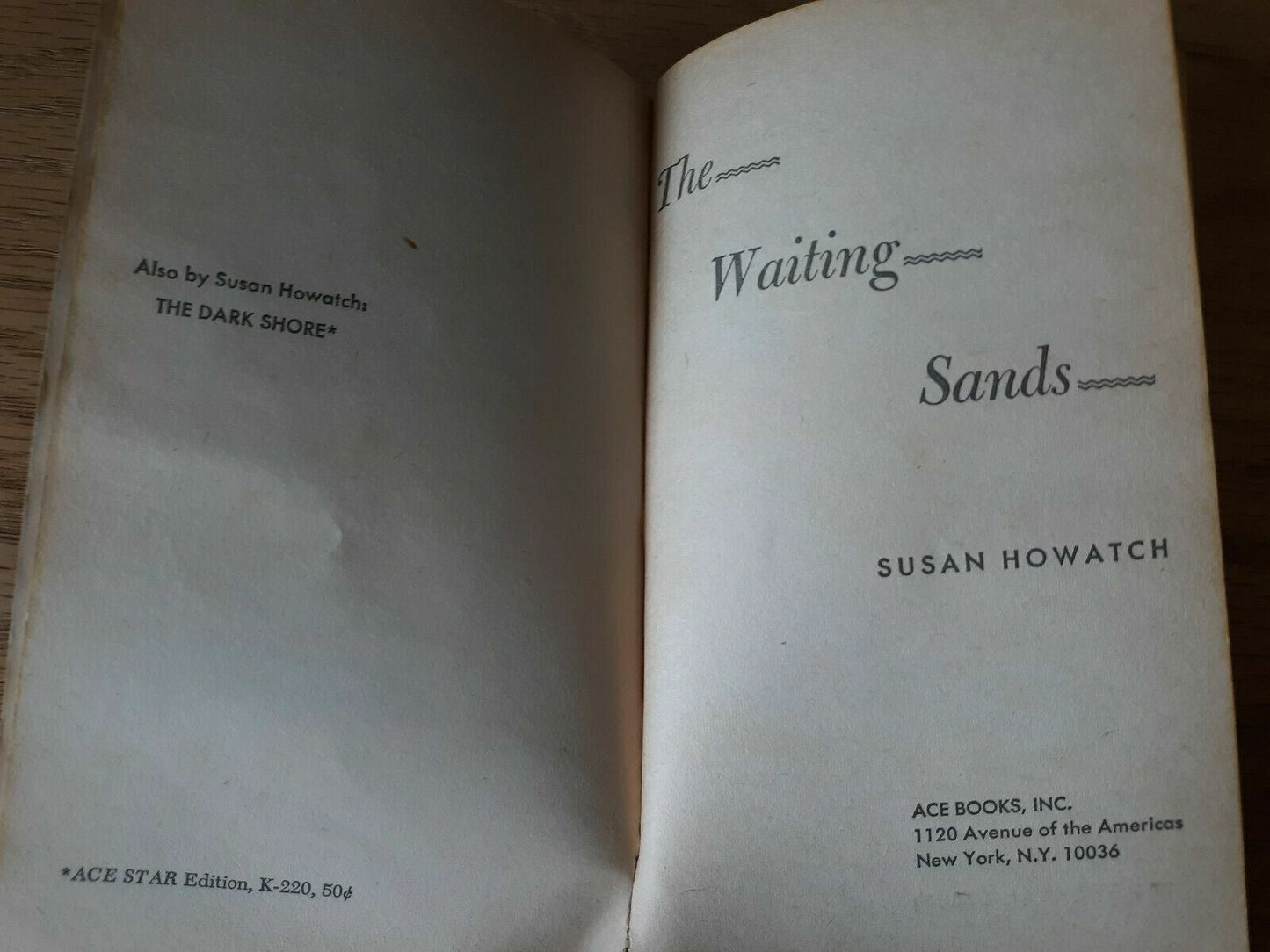 The Waiting Sands Paperback 1966 by susan howatch (Author) Ace